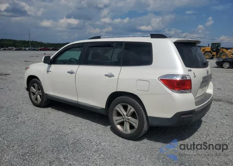 2012 Toyota Highlander Limited z USA, uszkodzony, nr VIN 5TDYK3EH6CS084341